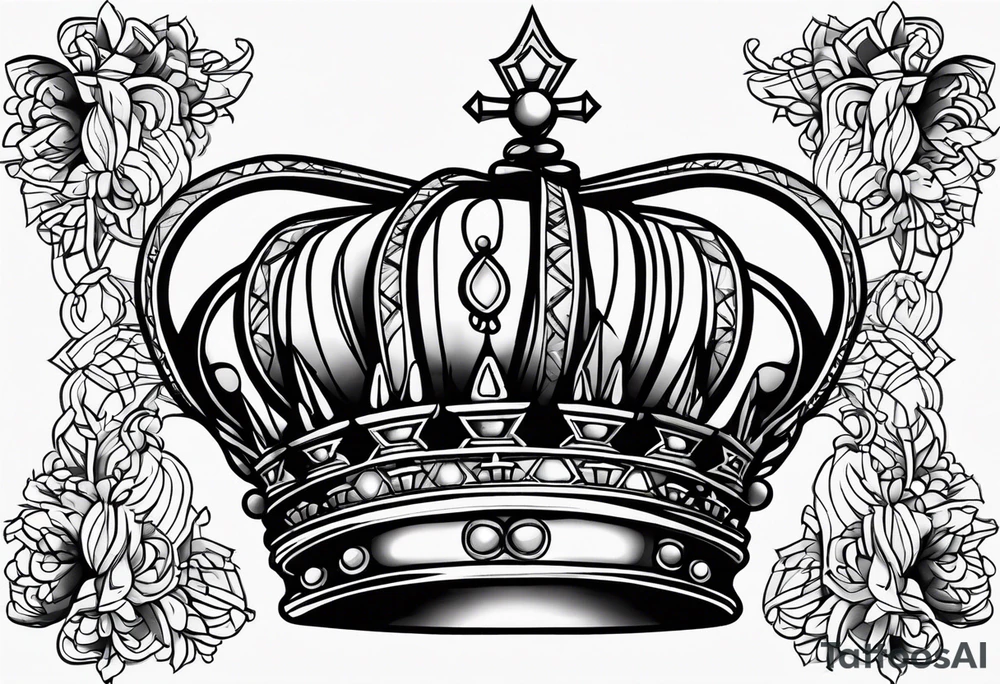Crown tattoo idea