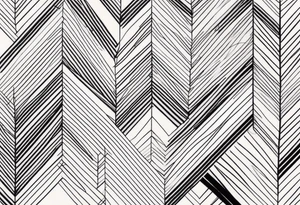 Chevron Stripes tattoo idea