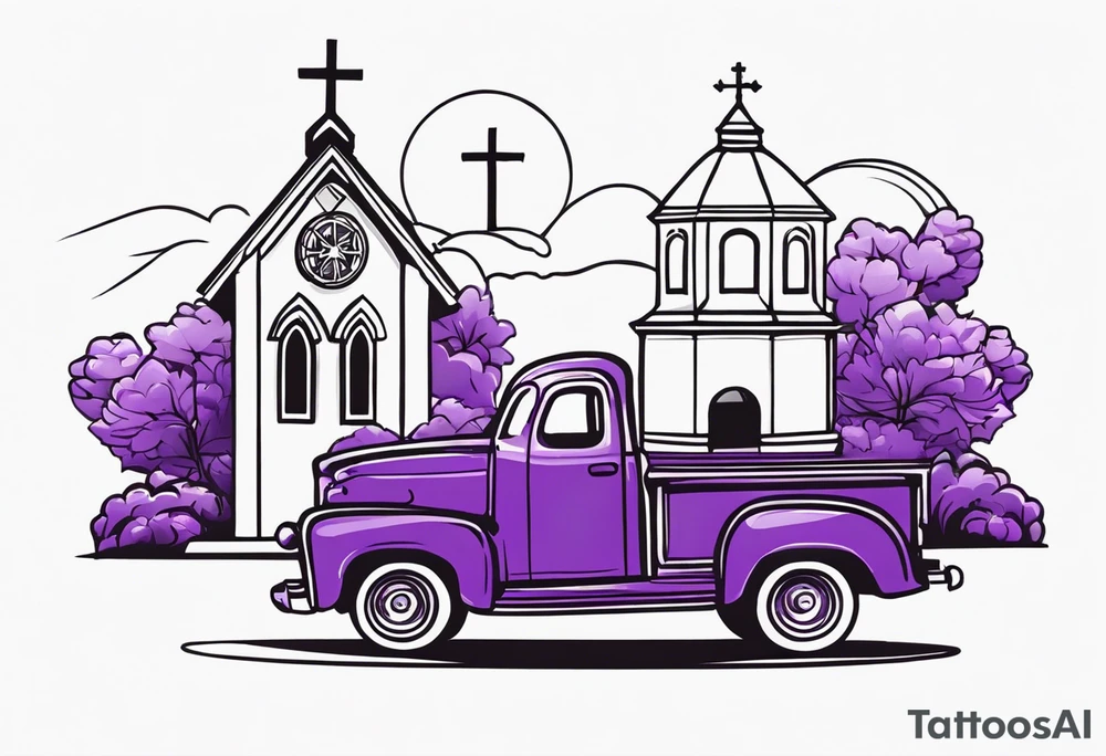 A tattoo that can represent both our grandma and grandpa. Grandma favorite color is purple and loves going to church and farmers market every week. Grandpa favorite color is white and loves watching basketballs and jogging around university campuses. They both live in philippines tattoo idea