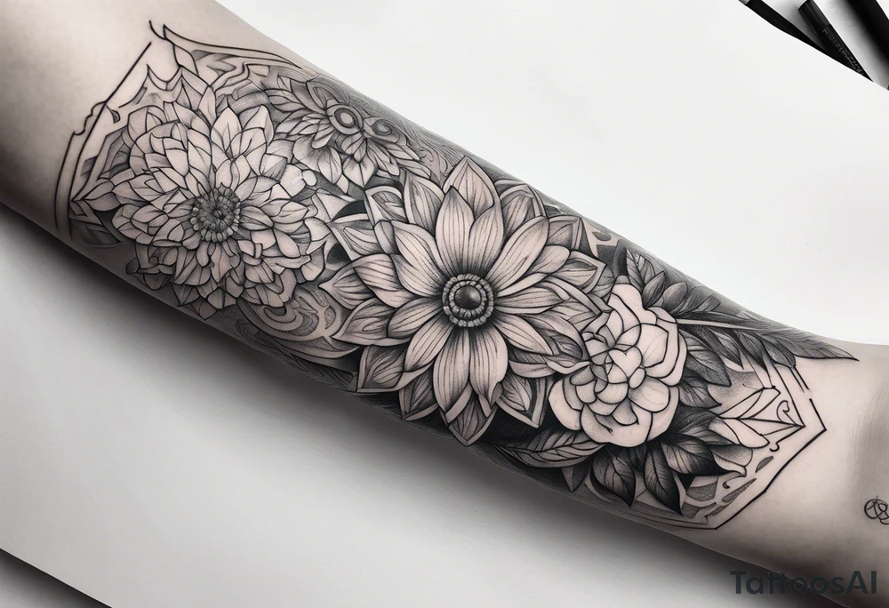 Horizontal one inch wide inner arm tattoo tattoo idea