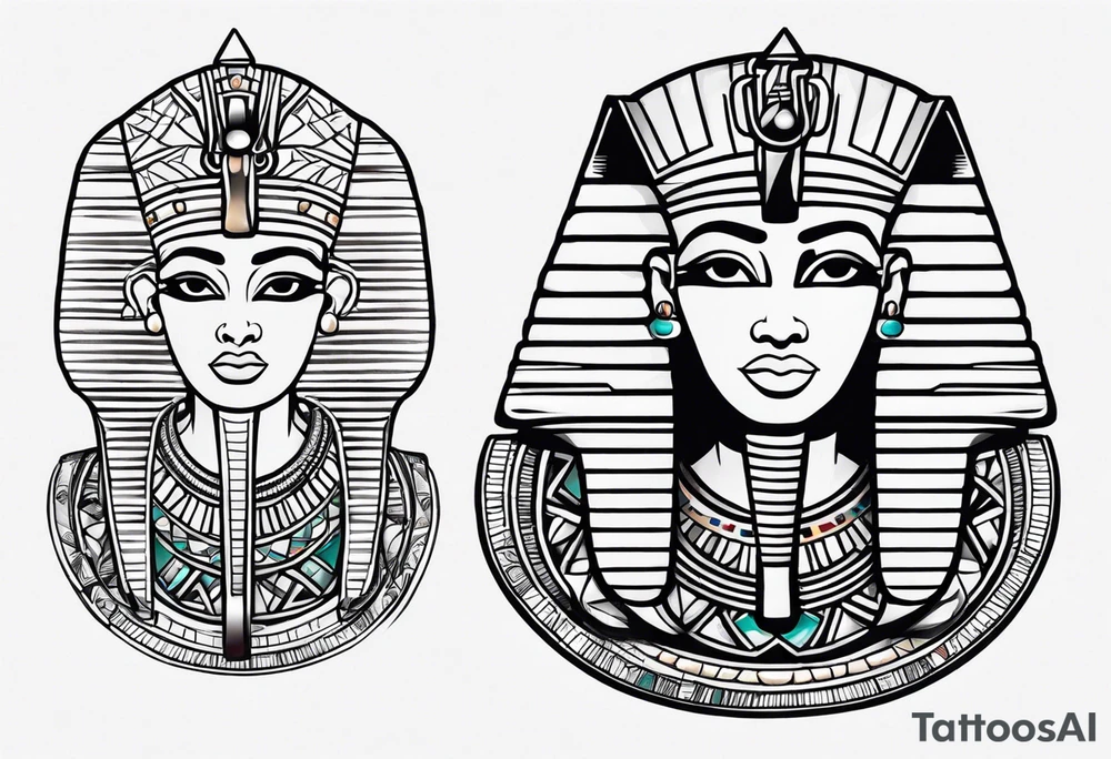 Make a Old Egyptian tattoo for full hand. tattoo idea