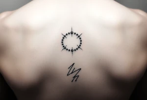 dots around finger as a ring tattoo idea