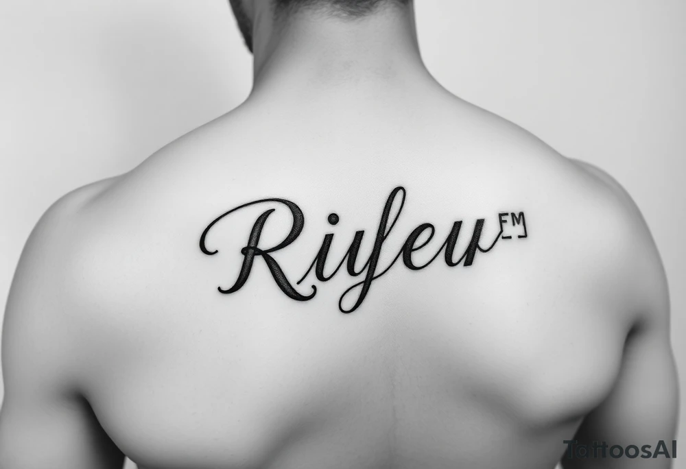 Riley name tattoo idea