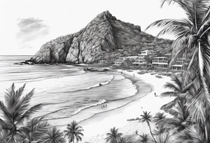 Aruba beach tattoo idea