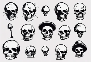 - Oppenheimer
- bomb
- abstract
- banksy
- skull/ skeleton
- mushroom cloud tattoo idea