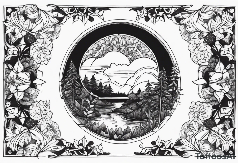 nature tattoo idea