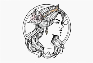 virgo tattoo idea