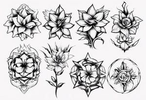 cybersigilism flor de maga tattoo idea