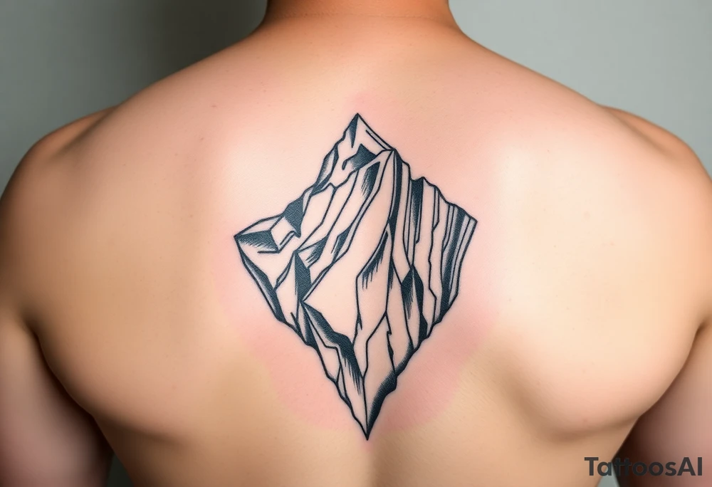 titanic hitting iceberg tattoo idea