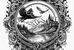 harry potter tattoo idea