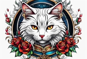 Inside arm above wrist cat tattoo tattoo idea