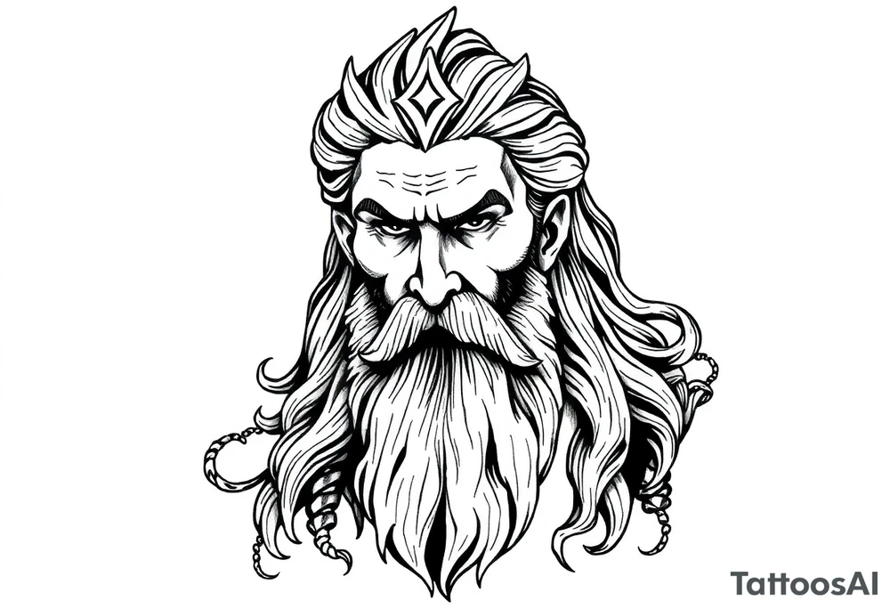 GREEK GOD tattoo idea