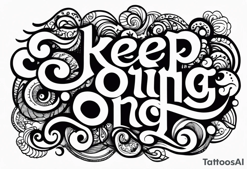 Keep Going tattoo idea