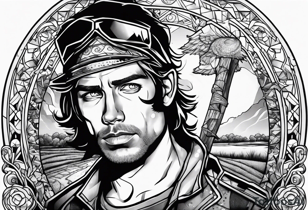 The walking dead Shane tattoo idea
