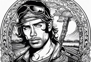 The walking dead Shane tattoo idea