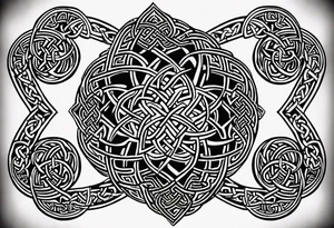 desing me a celtic knot tattoo with my childrens names and birthdate, Mellissa 18/03/1986, Ashley 24/11/1990, Jesse 8/04/1993, Liam 8/06/1995, Eleanor 19/08/1996 tattoo idea