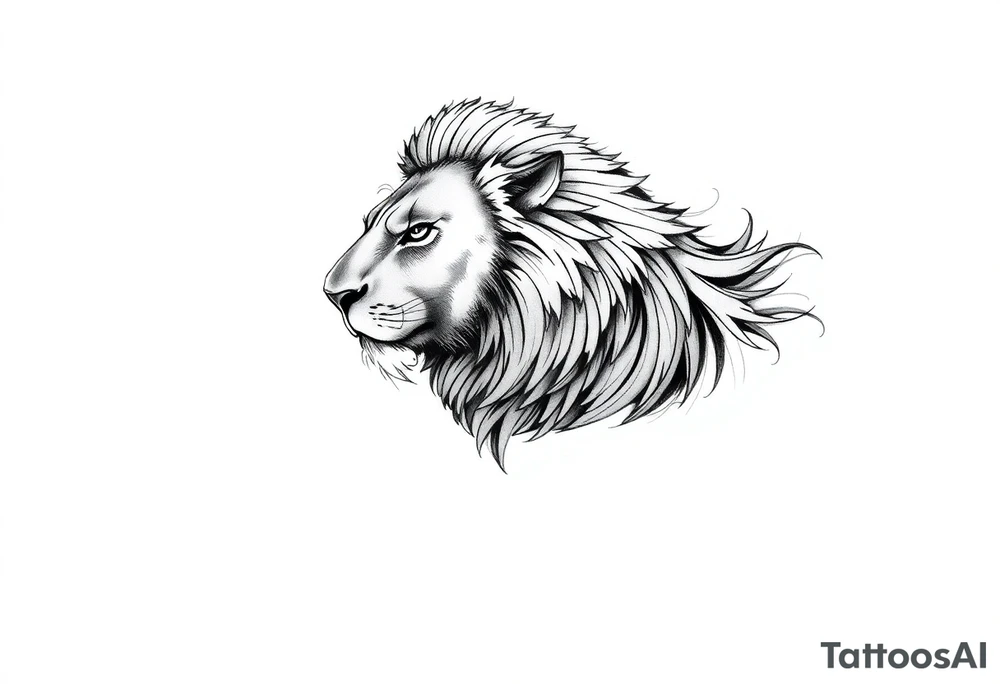 lion tattoo idea