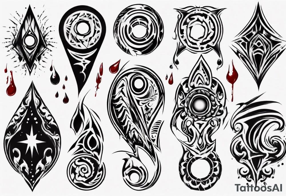 Blood
Texture
Holes
Sharp tattoo idea