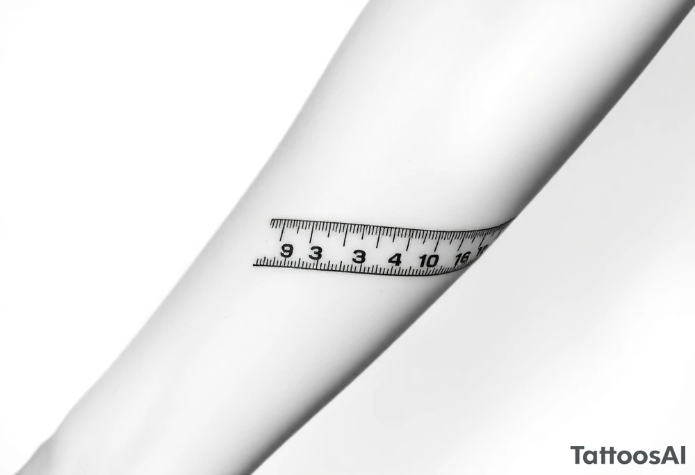 tape measure tattoo idea