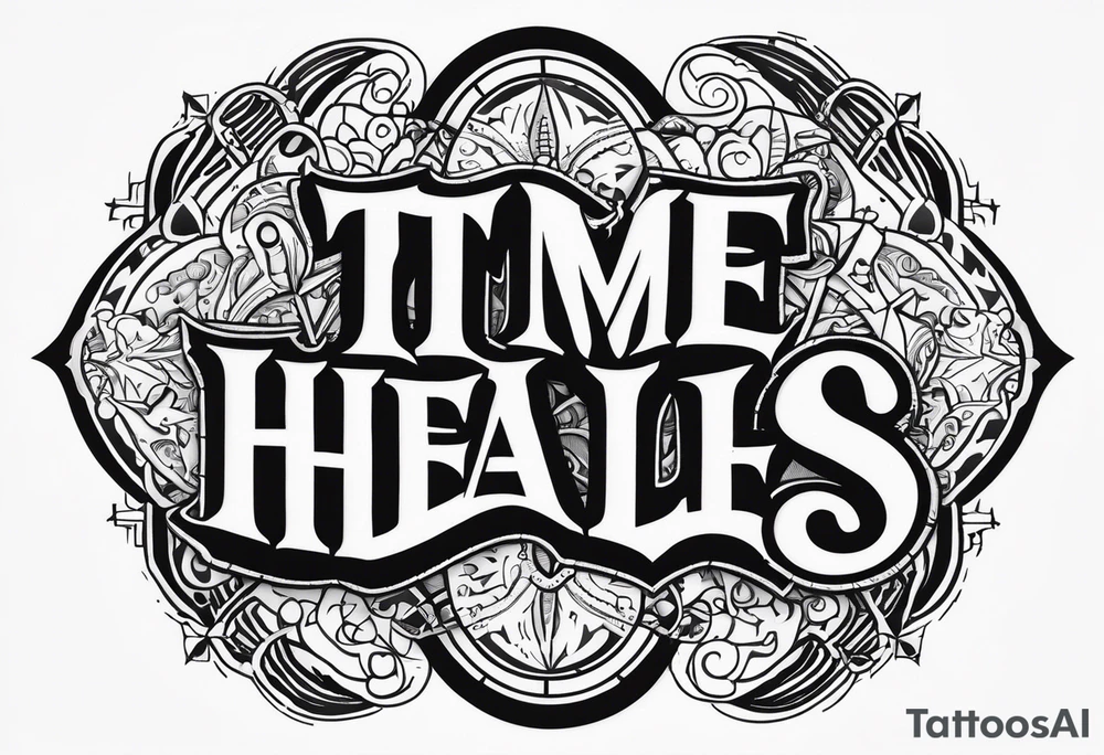 Time heals all wounds tattoo idea