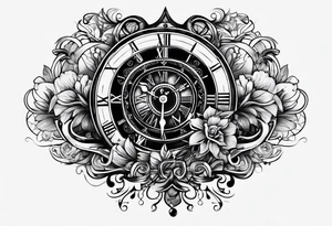 Write: no need to run after the time tattoo idea