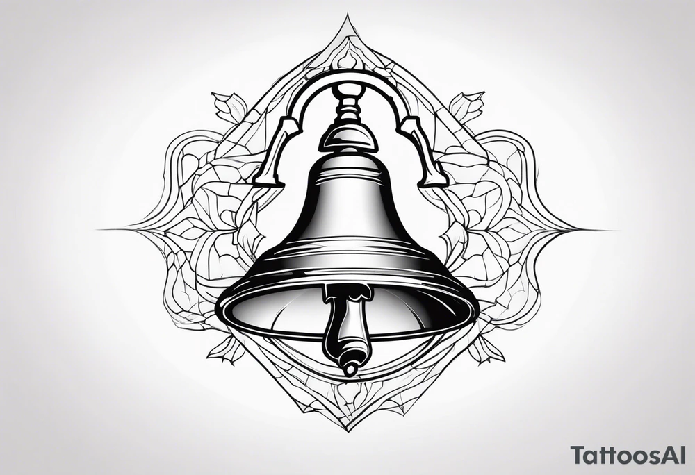 cracked bell tattoo idea
