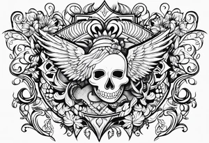 corazón tattoo idea