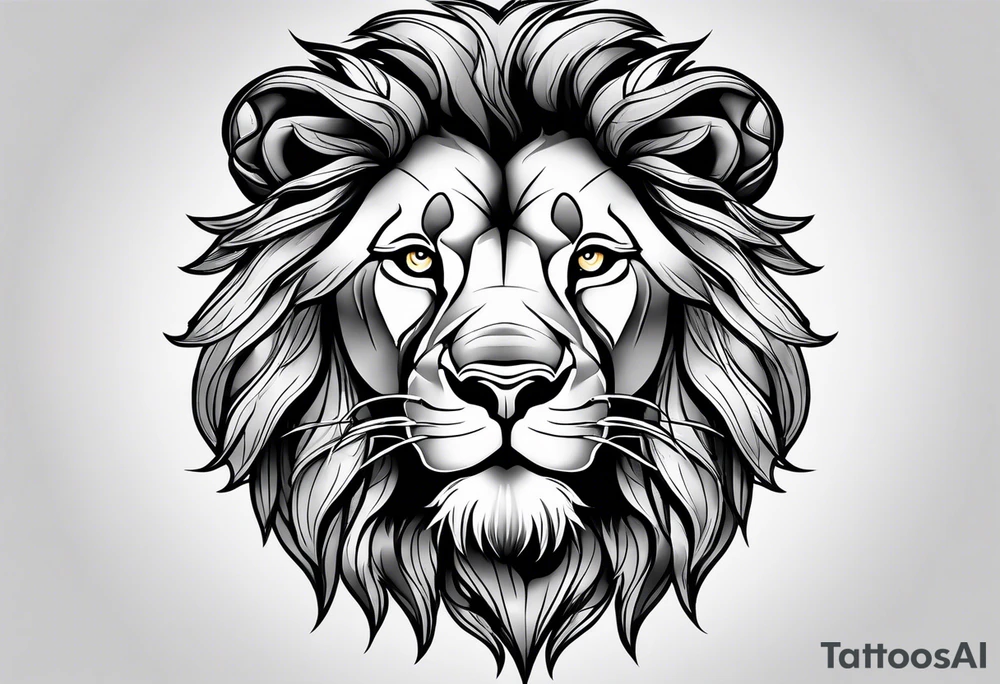 Lion tattoo idea