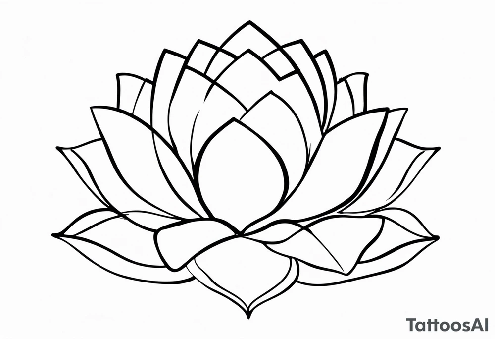 Lotus position, silhuette tattoo idea