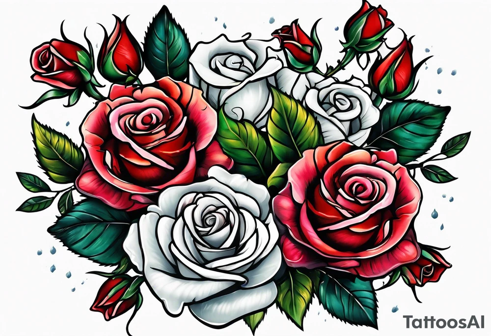 Every rose has its thorns tattoo idea