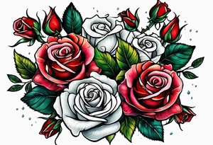 Every rose has its thorns tattoo idea