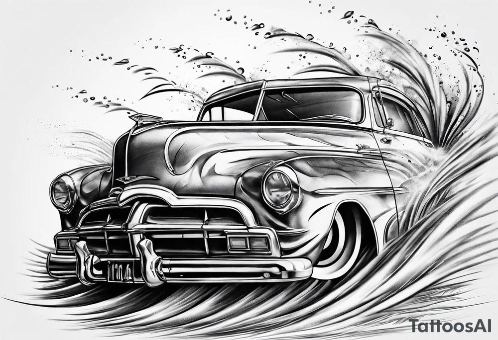 Sand blowing in the wind tattoo idea