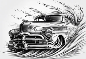 Sand blowing in the wind tattoo idea