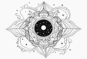 universe vision inside yogi's mind tattoo idea