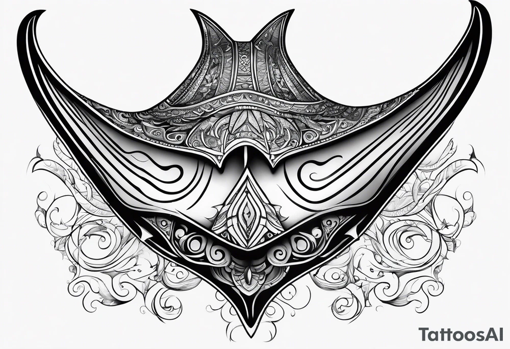 manta ray tattoo idea