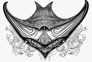 manta ray tattoo idea