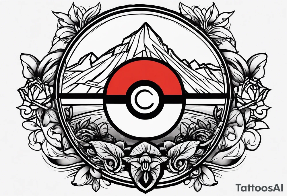 pokeball tattoo tattoo idea