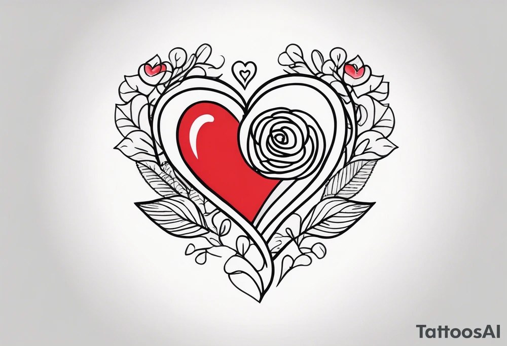 Mom heart tattoo idea