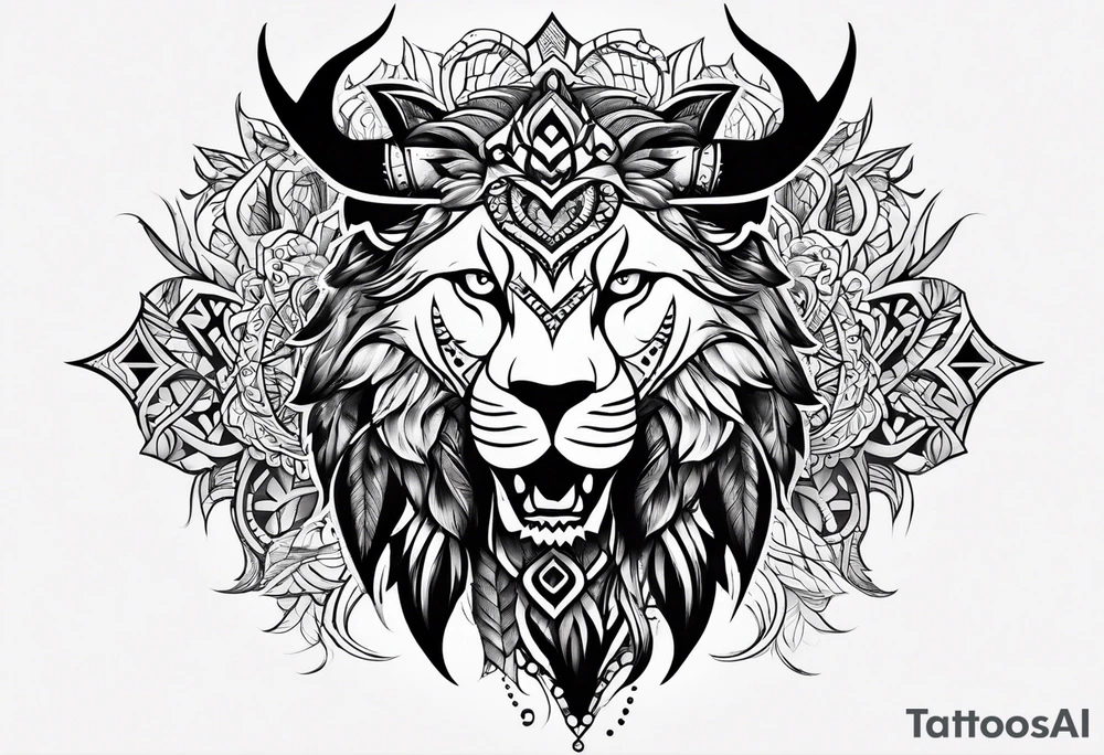Nordic hunter tattoo idea