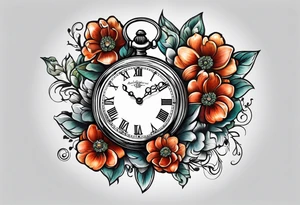 Pocket watch flower
Frenchie tattoo idea