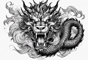 Chinese dragon, ARES tattoo idea