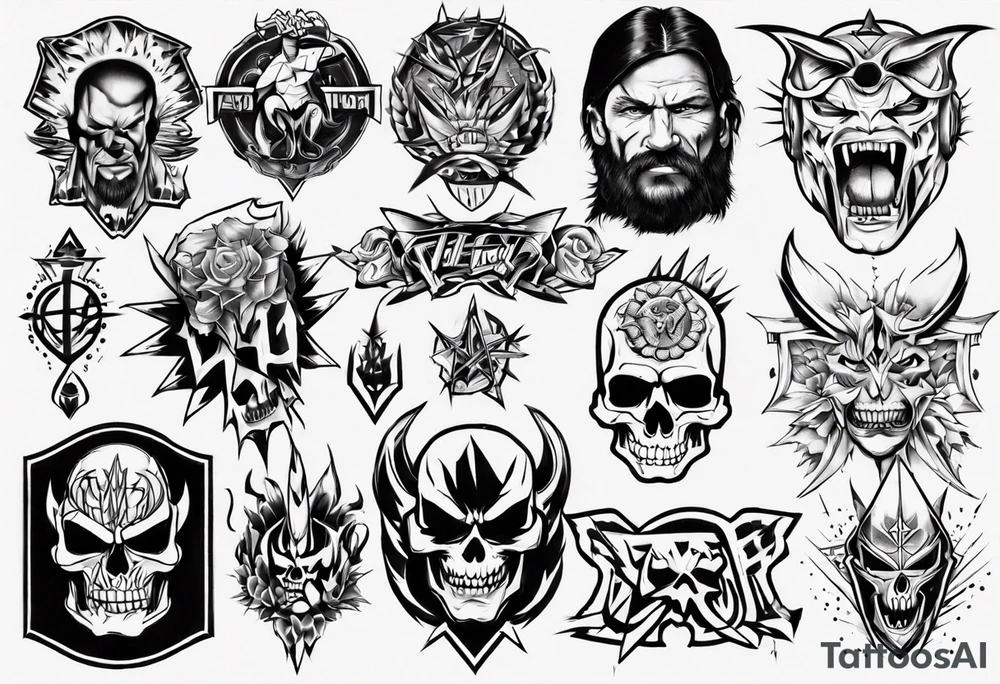 WWE tattoo tattoo idea