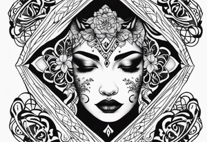 Genera un tatuaje que 
representa la persistencia tattoo idea