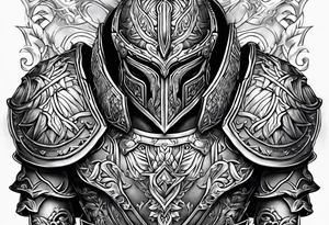 greaves armor tattoo idea