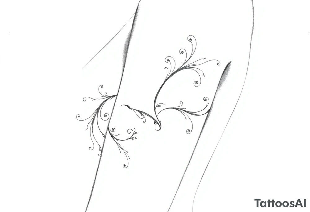 Drawing of Woman’s body tattoo idea