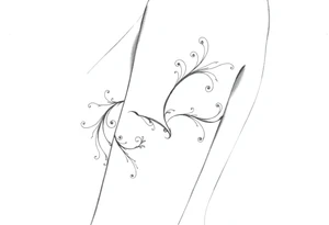 Drawing of Woman’s body tattoo idea