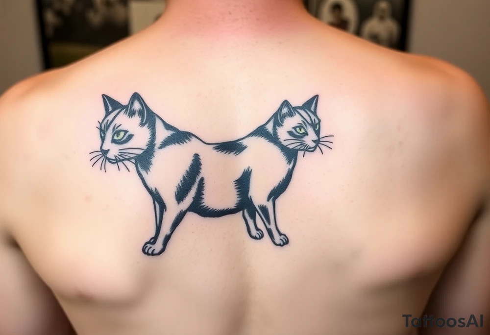 Black Cat tattoo idea