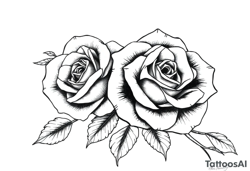 roses tattoo idea