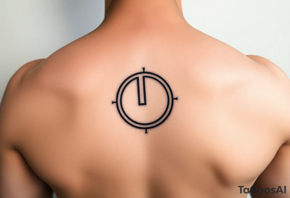 Play pause stop symbol 
in a ekg style tattoo idea