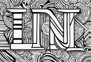 I want to letters "ABC" tattoo idea